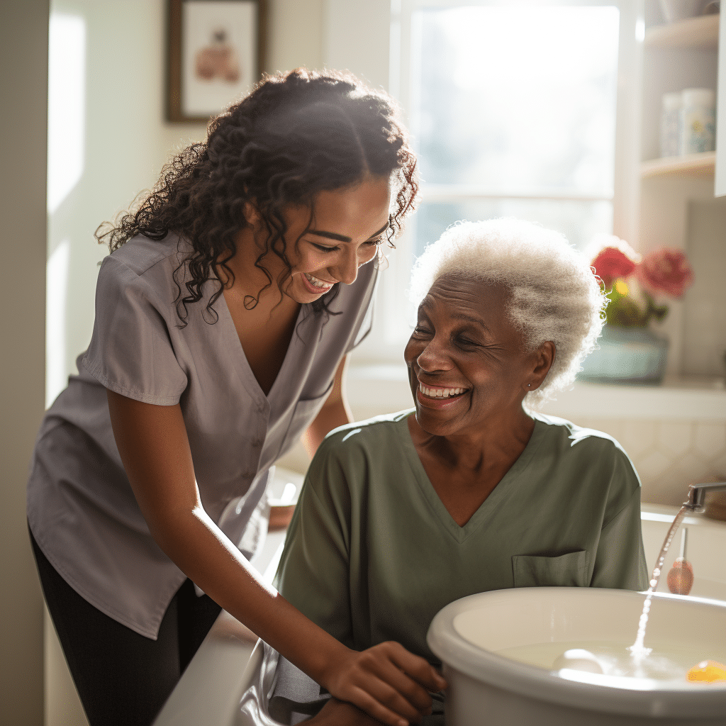 24-hour home care can help your mom age in place safely.