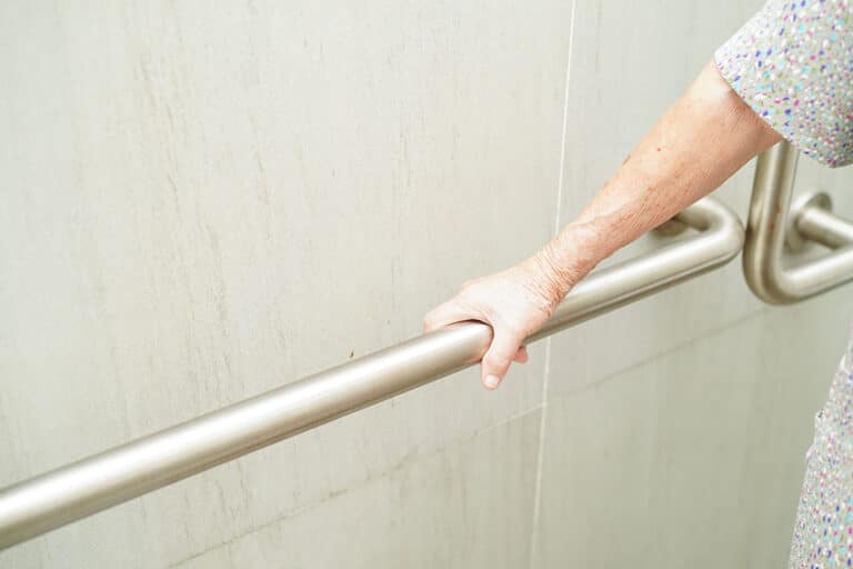 Personal care at home along with grab bars can make using the restroom and showering safer for your aging senior.